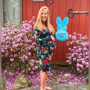 Floral Old navy maternity dress